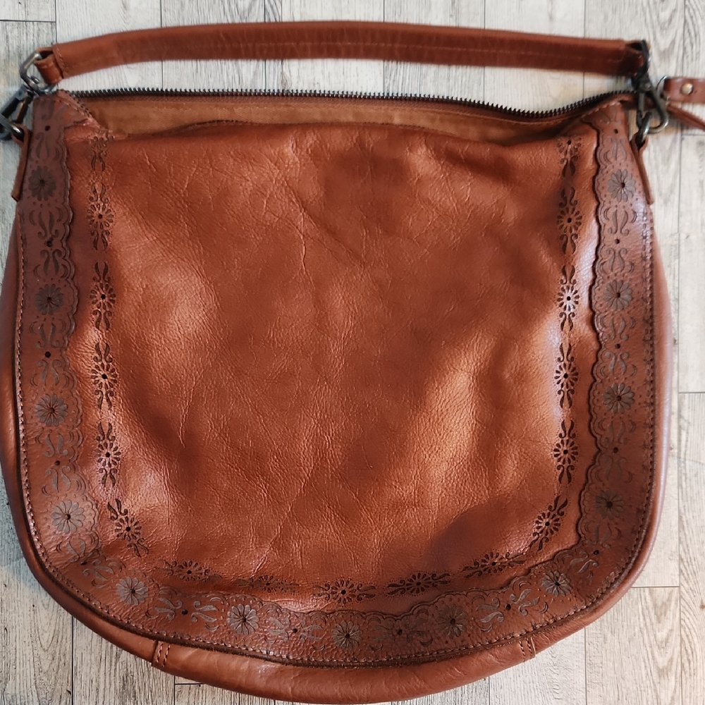 Brown Leather Shoulder Bag